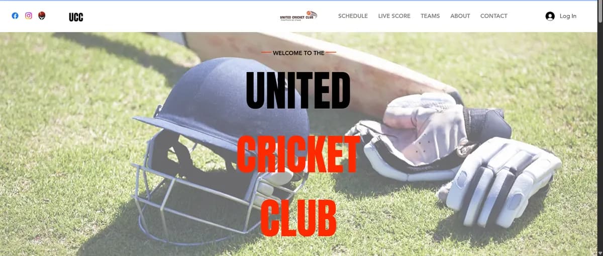 United Cricket Club website